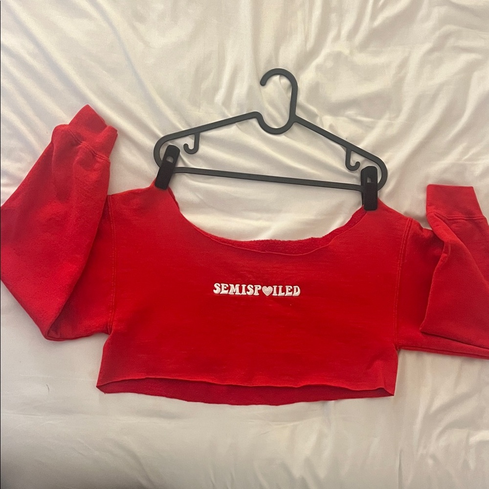 Spoiled Red Crop Top